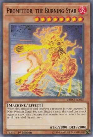 Prometeor, the Burning Star (CHIM-EN025) - Chaos Impact 1st Edition-1