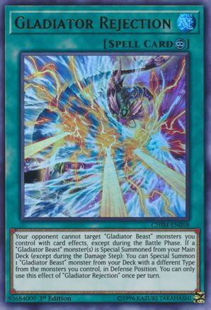Gladiator Rejection (CHIM-EN058) - Chaos Impact 1st Edition-1