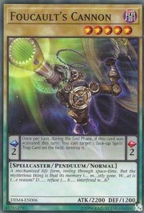 Foucault's Cannon (DEM4-EN006) - Advanced Demo Deck Extra Pack Unlimited-1