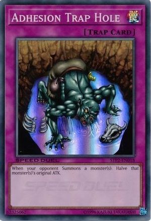 Adhesion Trap Hole (STP2-EN018) - Speed Duel: Tournament Pack 2 Unlimited-1