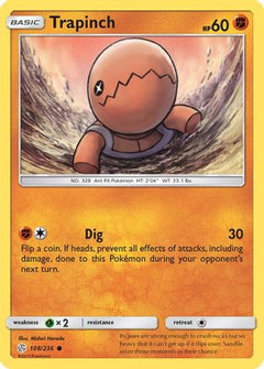 Trapinch - 108/236 108/236 - SM  Cosmic Eclipse Reverse Holofoil-1