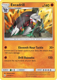 Excadrill/236 - SM  Cosmic Eclipse Reverse Holofoil-1
