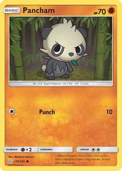 Pancham 119/236 - SM  Cosmic Eclipse Reverse Holofoil-1