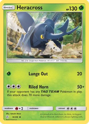 Heracross 9/236 - SM  Cosmic Eclipse-1