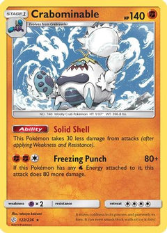 Crabominable/236 - SM  Cosmic Eclipse Reverse Holofoil-1