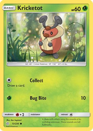Kricketot 13/236 - SM  Cosmic Eclipse-1