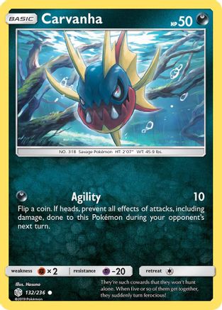 Carvanha/236 - SM  Cosmic Eclipse Reverse Holofoil-1
