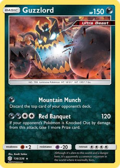 Guzzlord 136/236 - SM  Cosmic Eclipse Holofoil-1