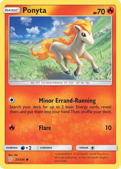 Ponyta 23/236 - SM  Cosmic Eclipse Reverse Holofoil-1