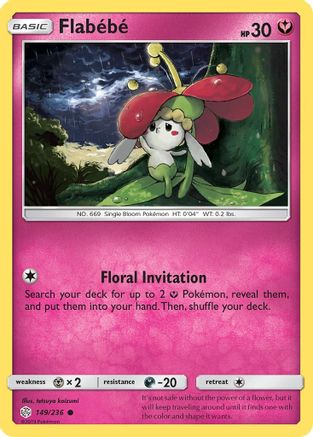 Flabebe - 149/236 149/236 - SM  Cosmic Eclipse-1