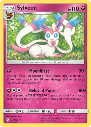 Sylveon 155/236 - SM  Cosmic Eclipse-1