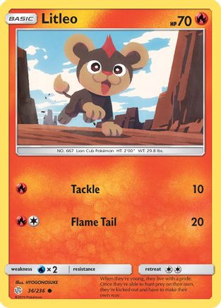 Litleo/236 - SM  Cosmic Eclipse Reverse Holofoil