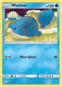 Wailmer 45/236 - SM  Cosmic Eclipse Reverse Holofoil-1