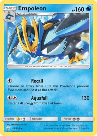 Empoleon 56/236 - SM  Cosmic Eclipse Reverse Holofoil-1