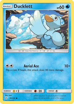 Ducklett 59/236 - SM  Cosmic Eclipse Reverse Holofoil-1