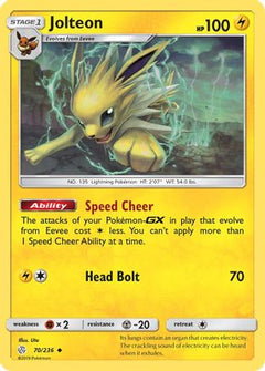Jolteon 70/236 - SM  Cosmic Eclipse-1