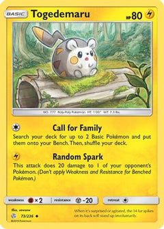 Togedemaru - 73/236 73/236 - SM  Cosmic Eclipse-1