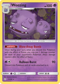Weezing 77/236 - SM  Cosmic Eclipse-1