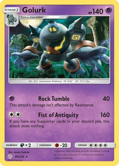 Golurk 90/236 - SM  Cosmic Eclipse-1