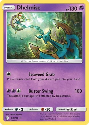 Dhelmise/236 - SM  Cosmic Eclipse Reverse Holofoil-1