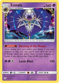 Lunala 102/236 - SM  Cosmic Eclipse-1