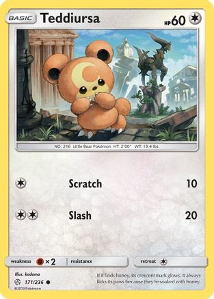 Teddiursa 171/236 - SM  Cosmic Eclipse-1