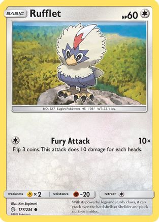 Rufflet 177/236 - SM  Cosmic Eclipse-1