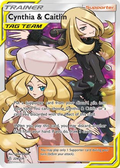 Cynthia & Caitlin (Full Art)/236 - SM  Cosmic Eclipse Holofoil-1