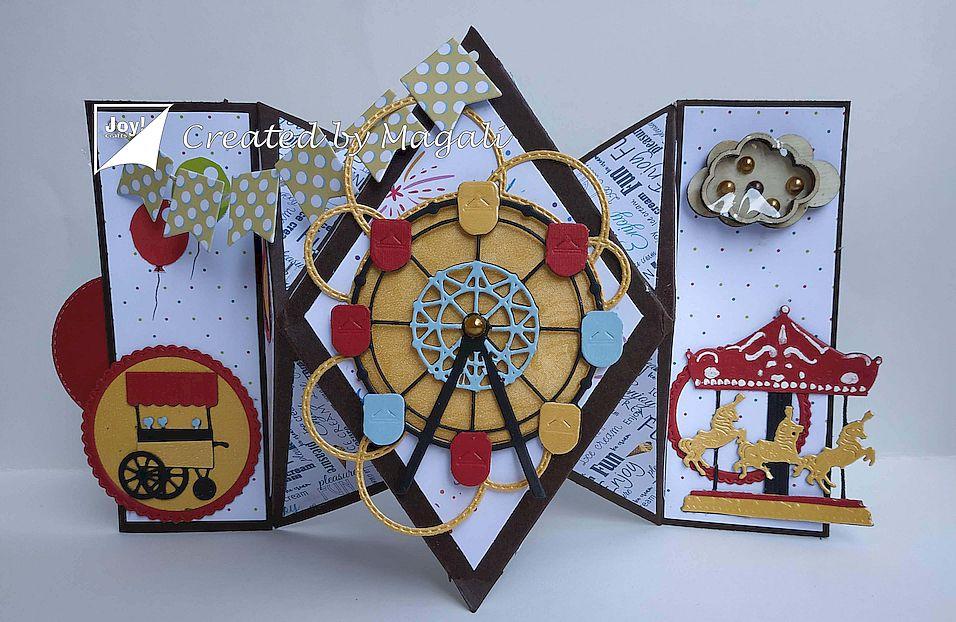 Polybesa Stencil - Card Shape with Rhomb-2