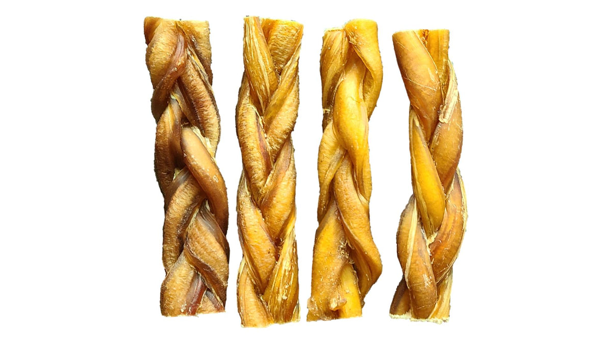 6" Braided Bully Stick-3