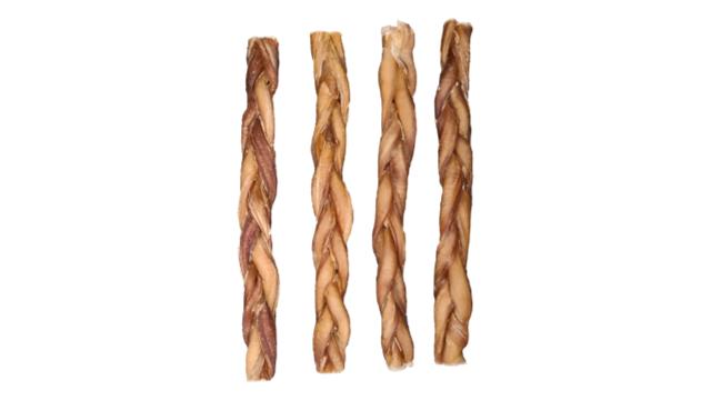 12" Braided Bully Stick-4