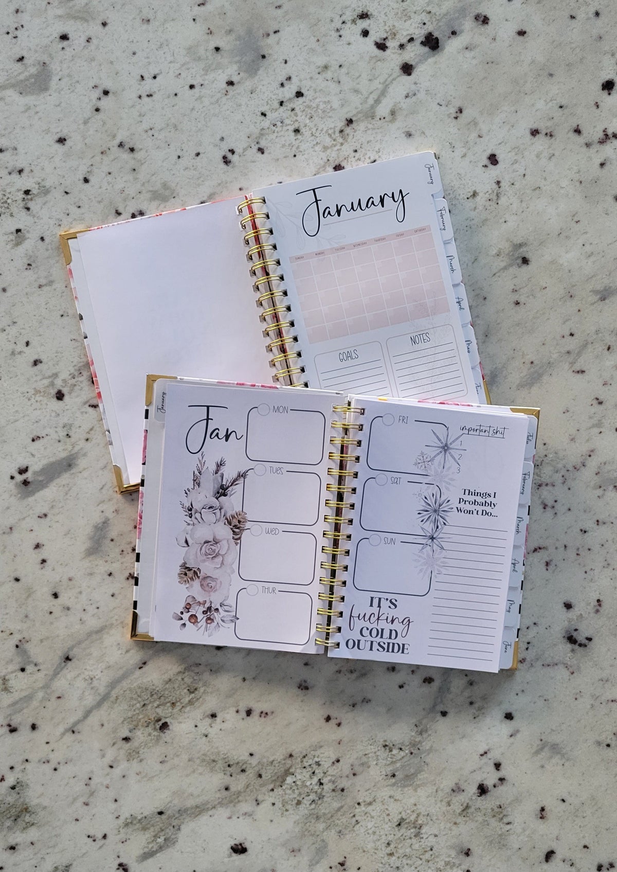 Get Shit Done Undated Sweary Planner | Day Planner-2