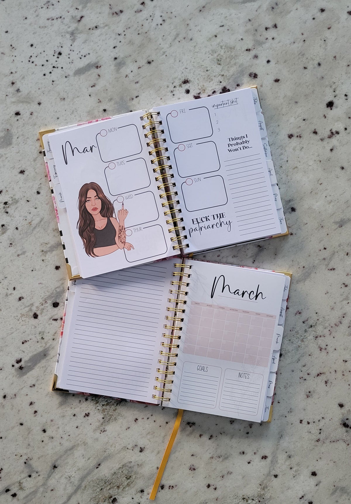 Get Shit Done Undated Sweary Planner | Day Planner-3