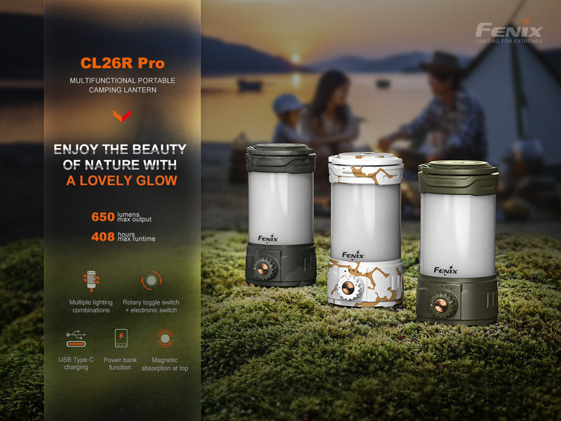 CL26R Pro Multifunctional Portable Camping Lantern-4