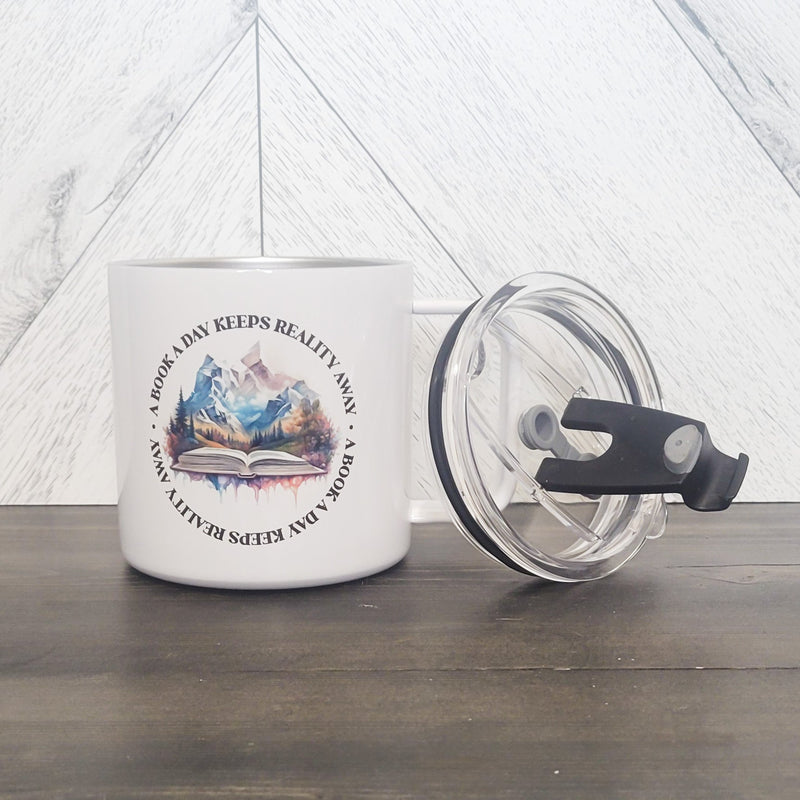 A Book A Day Stainless Steel 17oz Coffee Mug-2