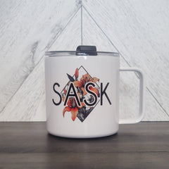 SASK Diamond Stainless Steel 17oz Coffee Mug-2