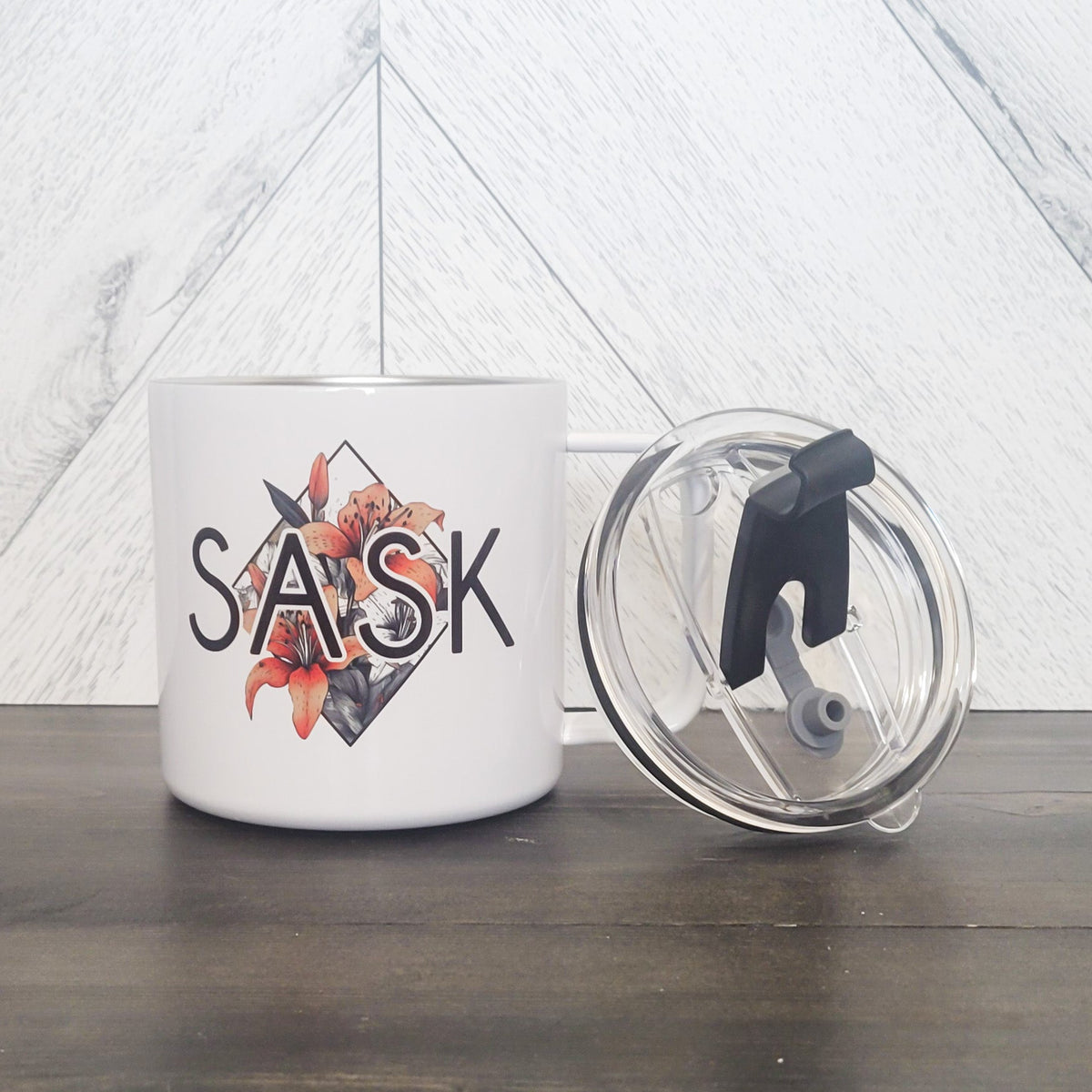 SASK Diamond Stainless Steel 17oz Coffee Mug-3
