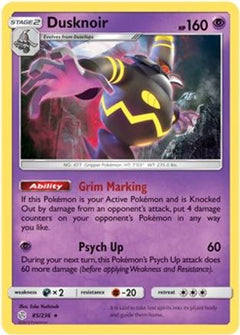 Dusknoir - 85/236 (Prerelease Kit Exclusive) - Deck Exclusives-1