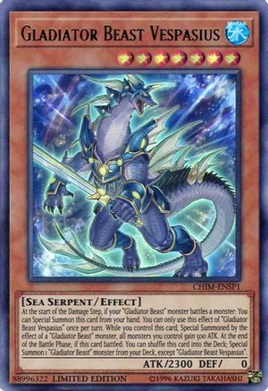 Gladiator Beast Vespasius (CHIM-ENSP1) (CHIM-ENSP1) - Chaos Impact Limited-1
