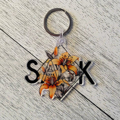SASK Diamond Acrylic Keychain-1