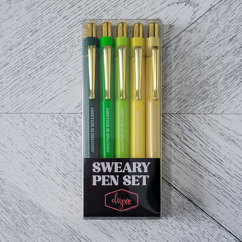 Adulting Is Bullshit Pen Set-1