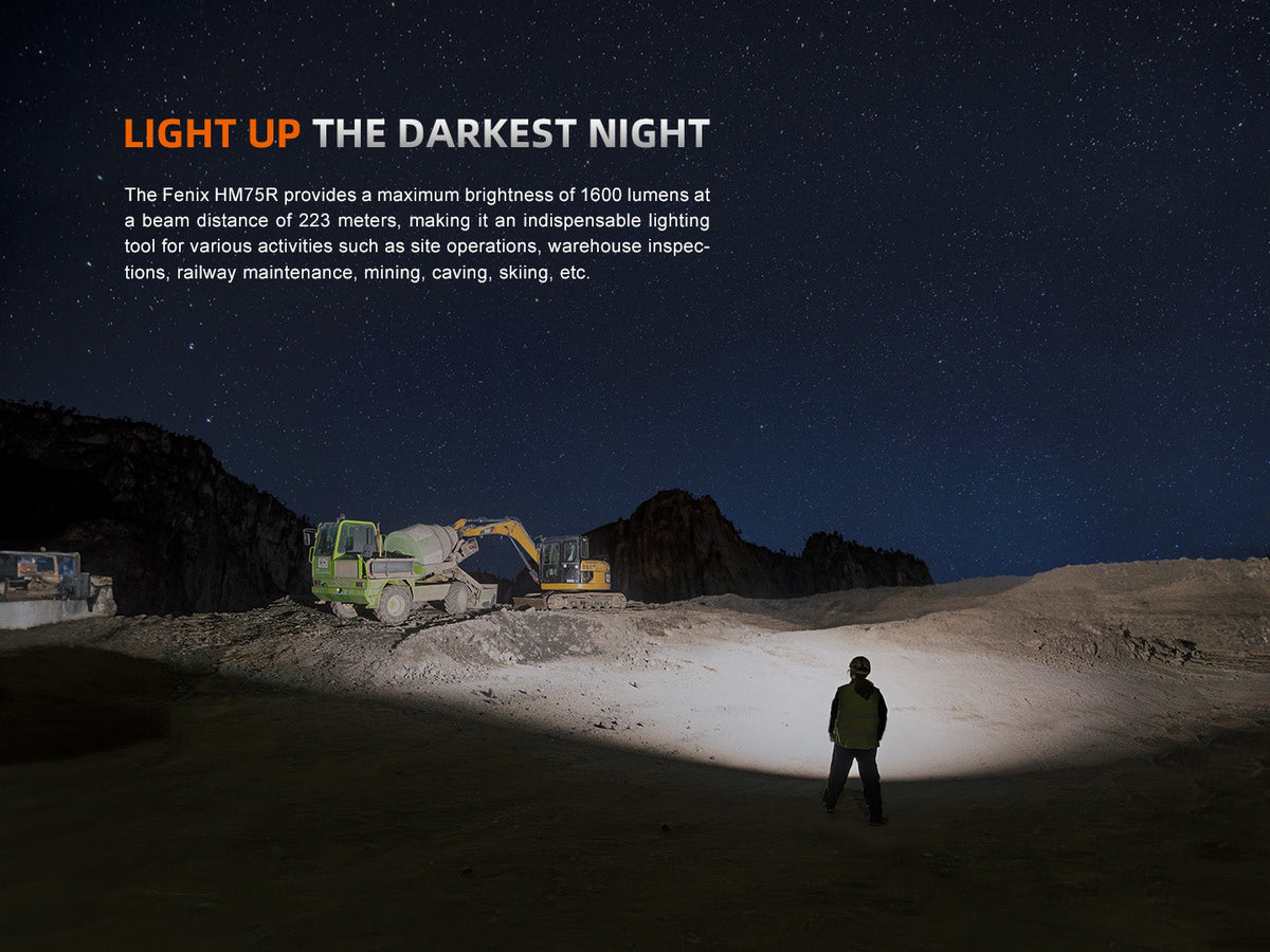 Fenix HM75R Magnesium Dual Battery Rechargeable Headlamp-6