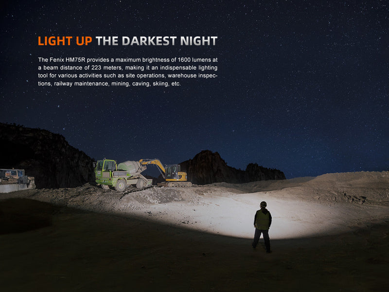 Fenix HM75R Magnesium Dual Battery Rechargeable Headlamp-6