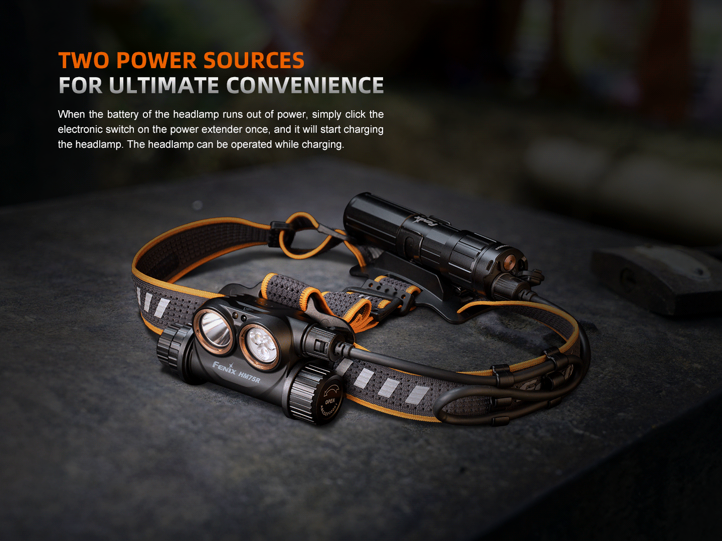 Fenix HM75R Magnesium Dual Battery Rechargeable Headlamp-8