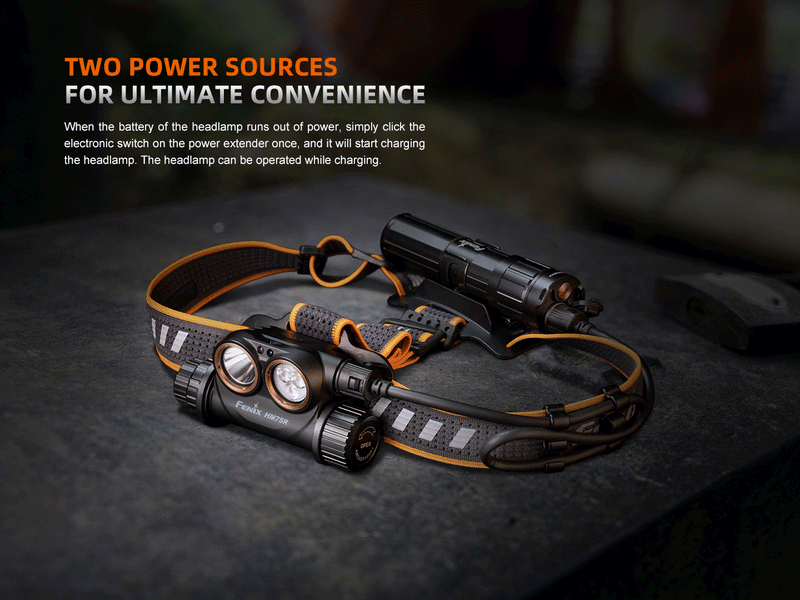 Fenix HM75R Magnesium Dual Battery Rechargeable Headlamp-8