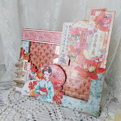 Bloc de papel para recortes Land Of The Rising Sun, 6"x6", 24 hojas/paquete-11