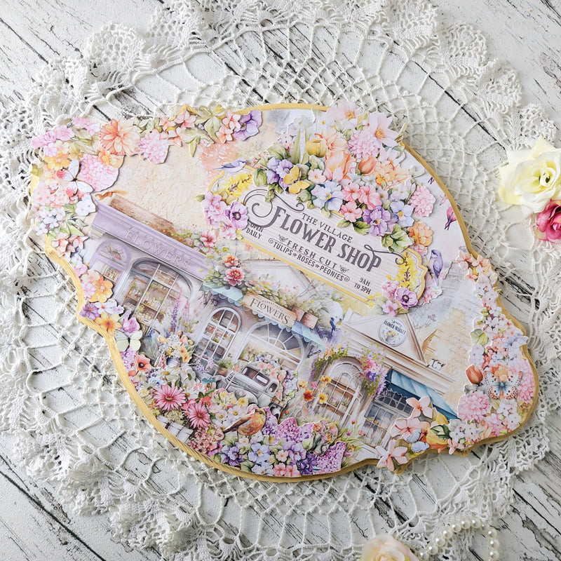 Bloc de recortes Flower Shop 6"x6" 24/paquete-11