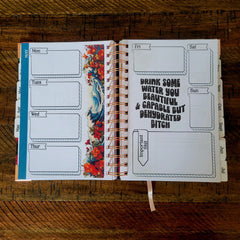 My Fucking Planner Undated Sweary Planner | Day Planner-12