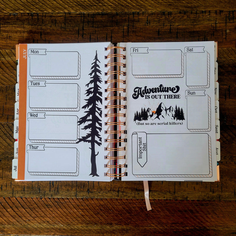 Seize The Fucking Day Undated Sweary Planner | Day Planner-6