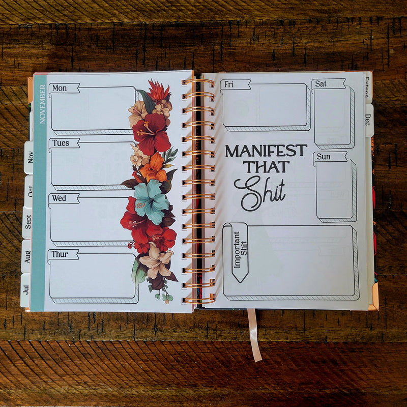 Seize The Fucking Day Undated Sweary Planner | Day Planner-14